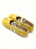 Tabi Ballet Sneakers with Split Toes and Crisscross Straps