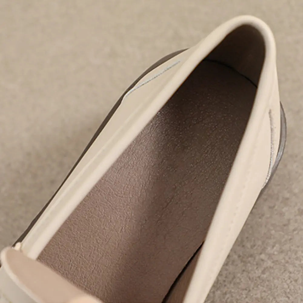 Women's chunky heels with soft soles