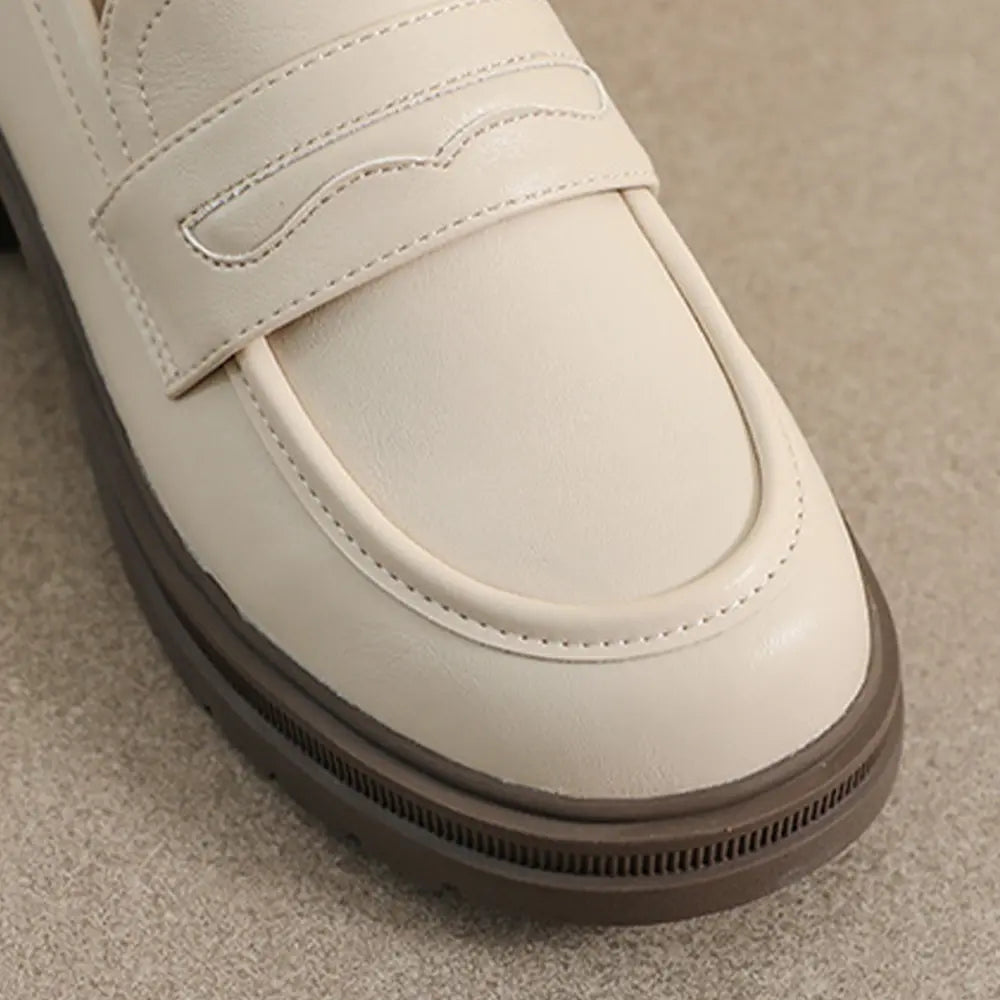 Women's chunky heels with soft soles