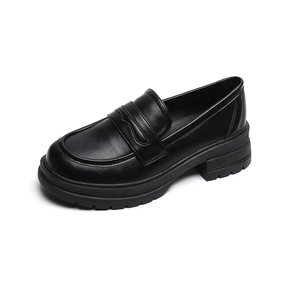 Women's chunky heels with soft soles