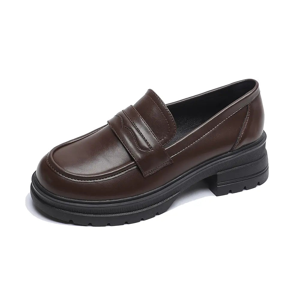 Women's chunky heels with soft soles