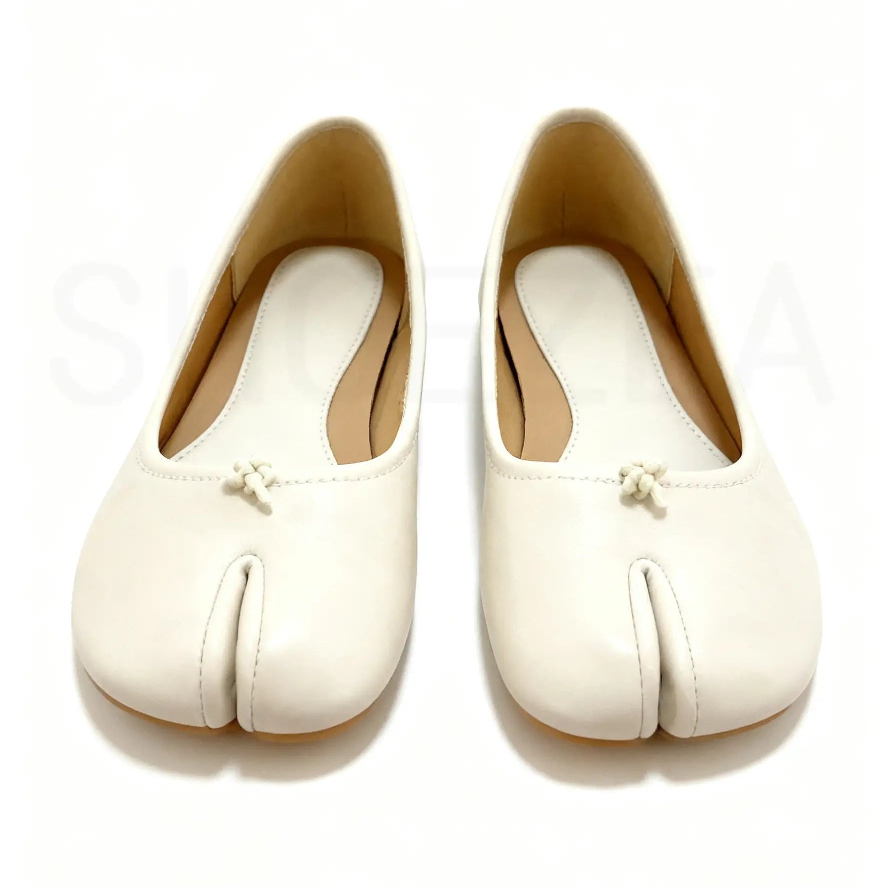 Women's split-toe ballet flats
